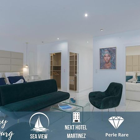 Luxury Maubourg - Vue Mer - Croisette 50M Plage - Clim - Terrasse 戛纳 外观 照片